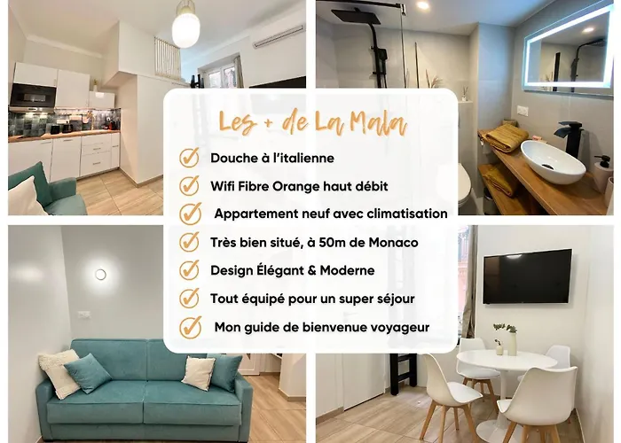 Appartements Neuf - Frontiere De Monaco - Clim - Wifi