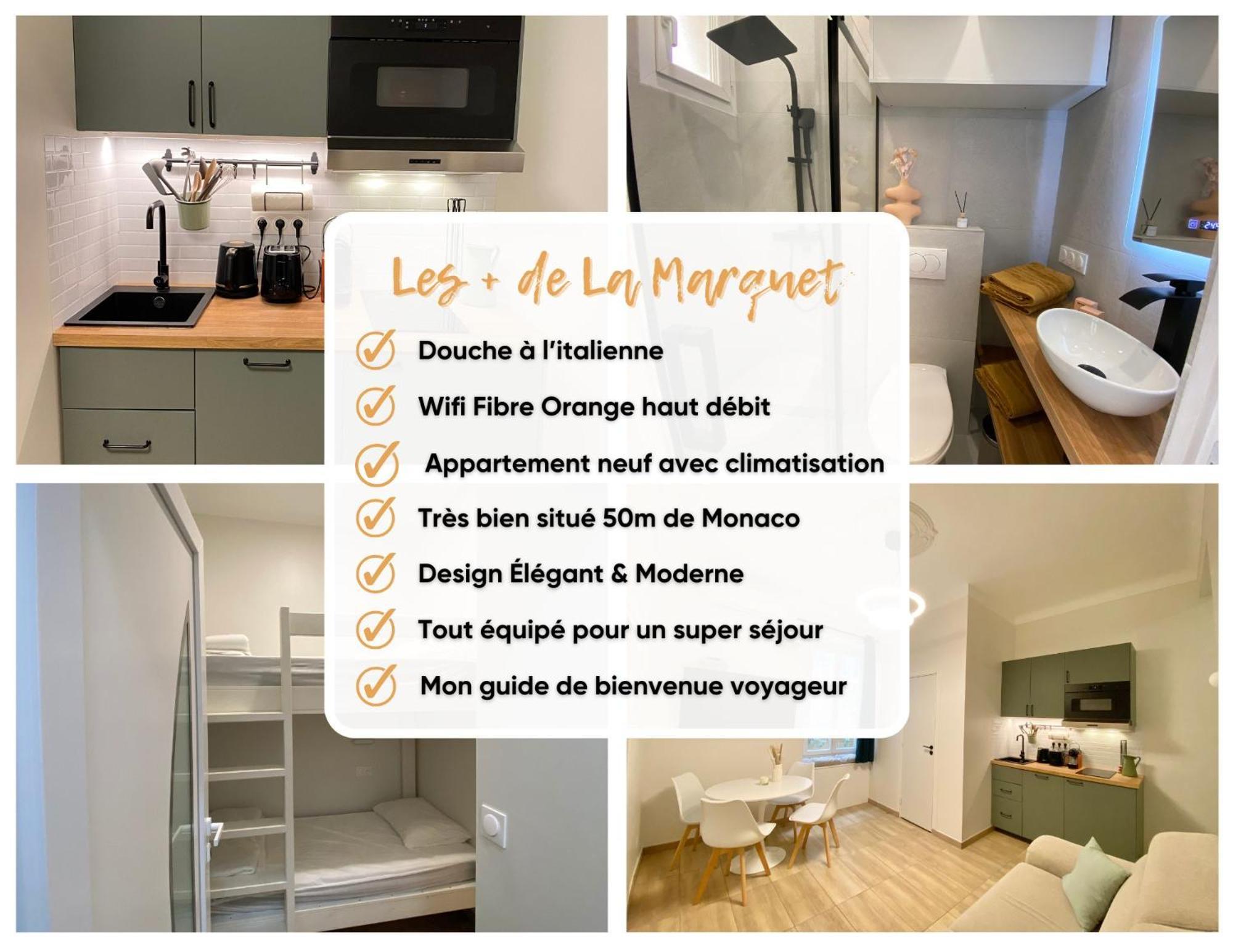 Appartement Neuf - Frontiere De Monaco - Clim - Wifi *