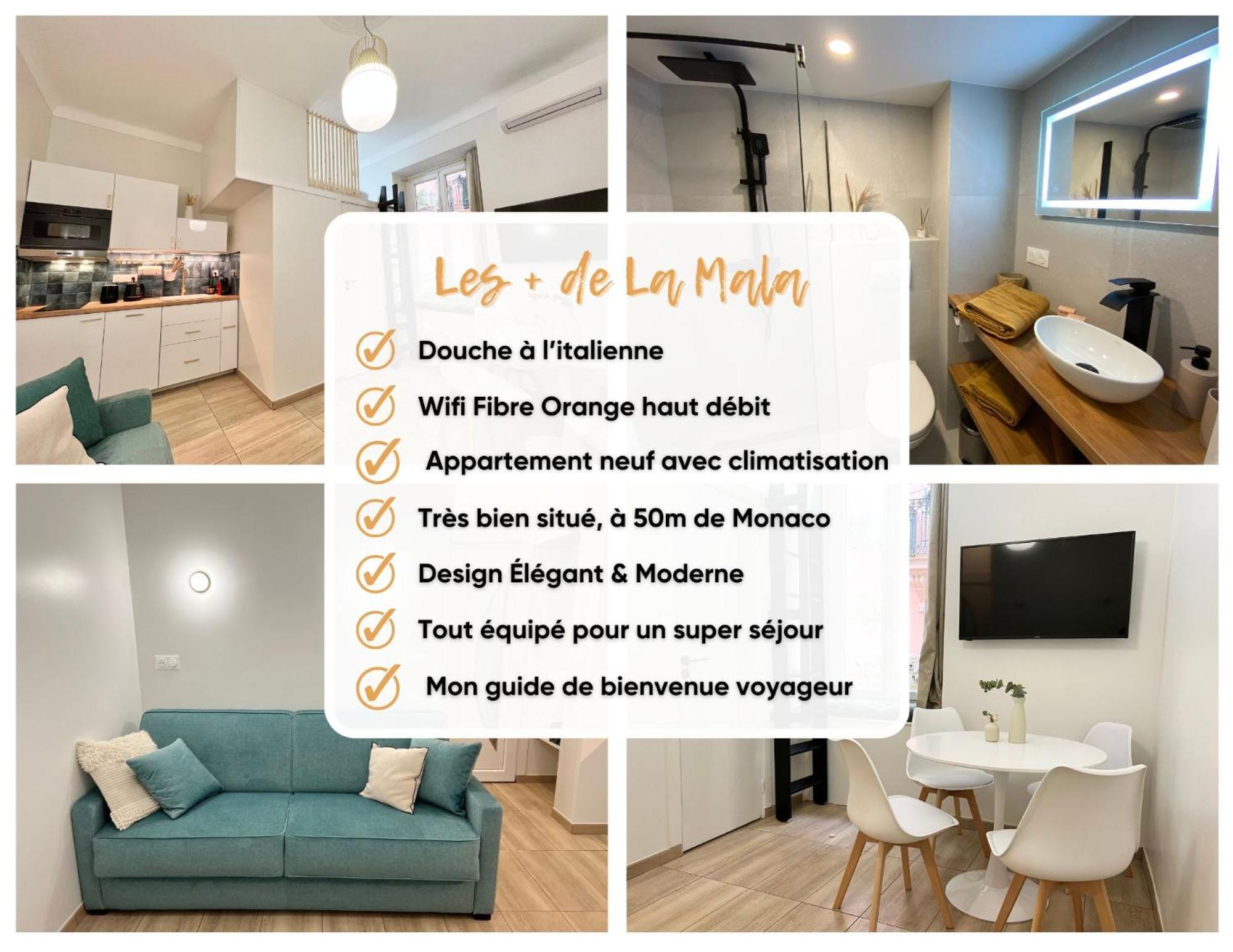 Neuf - Frontiere De Monaco - Clim - Wifi Appartement